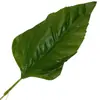 Venta al por mayor del fabricante Plantas Verdes de Simulación Hoja de Girasol Tela Estampada con Serigrafía Hojas de Plástico Accesorios de Flores Artificiales Hojas de Plantas de Simulación