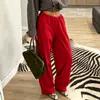 Calça casual longa de perna larga, fluida, cintura alta, corte reto e soltinho, que valoriza a silhueta - Coleção outono/inverno 2026, estilo europeu e americano transfronteiriço