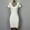 Vestido Bodycon de Punto con Cuello en V para Mujer Estilo Chica Picante Estilo Coreano Dongdaemun Transfronterizo Deseo Puro