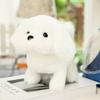 Lindo perro de peluche eléctrico, mascota artificial digital que ladra y mueve la cola, conejito de juguete para niños.