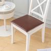 Almofada de Couro Impermeável e Resistente a Manchas para Assento, Almofada Espessa para Mesa de Jantar e Cadeira, Almofada de Banqueta Antiderrapante em Forma de Ferradura, Sedentarismo no Escritório