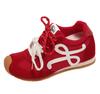 Altura Interior 7 cm Zapatos de Entrenamiento Cómodos de Cuero Genuino de Suela Gruesa Estilo Retro para Mujer 2025 Nuevos Ligeros Casuales Deportivos Zapatos Forrest Gump