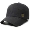 Gorros de invierno para hombres de mediana edad y ancianos, sombrero de cuero forrado de felpa cálido para papá, gorra de béisbol engrosada a prueba de frío para abuelo