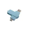 Atacado de Fábrica 25 Anos Biodegradável 32GB Palha de Trigo Rotativo Dupla Utilização Madeira Pen Drive USB para Celulares e Computadores