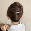 Acessórios de Cabelo de Alta Qualidade para Meninas com Temperamento Elegante, Presilha Torcida de Laço Fofa e de Luxo Leve, Estilo Simples de Desenho Animado para Cabelos Finos, Grampo
