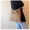 Bolsa feminina vintage de outono e inverno, bolsa tote de grande capacidade para o dia a dia, bolsa de ombro versátil e de alta qualidade, bolsa de mão fashion para mulheres