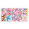 Set de Cerámica Blanda Transfronterizo Color Amor Estrella Parche para Arte de Uñas Hecho a Mano DIY Slime Carcasa para Teléfono Móvil Accesorios de Joyería