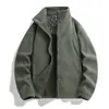 Chaqueta de Polar con Almacenamiento de Calor de Grafeno para Hombres y Mujeres, Abrigo Grueso Cálido de Polar con Cuello Alto para Parejas, Ropa de Exterior para Otoño e Invierno