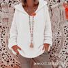 2024 Nuevo Frecuencia Cardíaca AliExpress Suéter para Mujer Invierno Estilo Europeo y Americano Holgado con Capucha Comercio Exterior Suéter de Punto Jersey