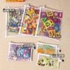 Bolsa de Almacenamiento para Rompecabezas Niños Bebé Bloques de Construcción Juguete Bolsa de Malla para Clasificar Tarjetas Almacenamiento Bolsa de Malla Transparente con Cremallera