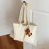 Bolsa feminina de grande capacidade, bolsa de ombro versátil de alta qualidade, bolsa casual da moda para o dia a dia, bolsa retrô nova de grande capacidade