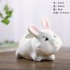 Maceta de cerámica blanca pura con diseño de dibujos animados, linda y carnosa, creativa y sencilla, para escritorio, mini maceta para pulgar, venta al por mayor