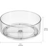 Caixa de Armazenamento Giratória Grande Capacidade Rack de Armazenamento de Temperos de Cozinha Bandeja Transparente Mesa Giratória para Armazenamento de Produtos de Skincare