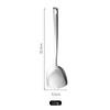 Juego de Utensilios de Cocina de Acero Inoxidable No Magnético Engrosado Sartén con Mango Espátula para Saltear Juego Completo de Espátula Integrada Colador Cuchara Cuchara para Sopa Espátula para Freír