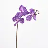 Flor Artificial Orquídea Phalaenopsis Orquídea Realista de Alta Qualidade para Casamento e Decoração de Casa Arranjo de Flores Phalaenopsis