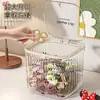 Caja de almacenamiento para accesorios para el cabello y pasadores, ligas para el cabello, collares, accesorios para el cabello, pinzas para el cabello, coleteros, almacenamiento de escritorio, caja de almacenamiento de basura, venta al por mayor
