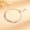 Pulsera de calabaza de diseño de nicho popular en vivo de Tiktok para mujer, estilo de lujo ligero, creativa de alta gama, ajustable, joyería de mano