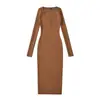 Saia bodycon midi elegante de cintura marcada slim fit, estilo europeu e americano ins, nova moda 2026 para mulheres que vão para o trabalho