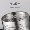 Portapalillos de acero inoxidable, cesta para palillos, escurridor, cubiertos, cuchara, soporte para brochetas de barbacoa, brochetas de bambú para brochetas, portapajitas para tienda de té de leche