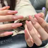 Manicura Color Nude Hecha Completamente a Mano Estilo Corto Usable Estilo Año Nuevo 2025 Gama Alta Exquisita Primavera y Verano Color Puro Blanqueador