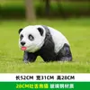 Adornos de Panda de Dibujos Animados Esculturas de Animales de Fibra de Vidrio Decoración de Paisaje de Jardín al Aire Libre Muebles de Patio de Centro Comercial