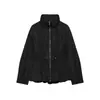 Comércio exterior outono 2026 novo estilo europeu e americano moda feminina casual folgada gola alta jaqueta de algodão 6318272