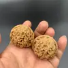 Linternas Coleccionables de Palacio de Nogal, Cabeza de León, Linternas de Palacio con Sello Imperial Pulido Alto de Árbol Viejo, Nogal Cepillado a Máquina de Cuatro Pisos León Blanco Al Por Mayor