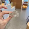Coroa estilo coreano toda em diamante coque alto rabo de cavalo alto clipe fixo clipe de tubarão de verão grampo de cabelo para coqueiro de temperamento da rede atacado