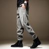 Pantalones Casuales de Chenilla Suave de Alta Gama para Hombre, Pana Suelta de Otoño, Nuevos Pantalones Deportivos Jogger Negros para Hombre