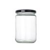 Venta al por mayor Botella Redonda de Miel para el Hogar Botella para Encurtidos Enlatados Salsa de Res con Champiñones Mermelada Crema Embalaje de Alimentos Botella de Vidrio
