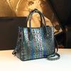 Bolso Tote 2026 Estilo Nuevo Elegante Patrón de Cocodrilo Piel Genuina Bolso de Mujer Hombro Único Cruzado Bolso de Mano Bolso para Mamá de Mediana Edad para Mujeres