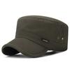 Gorra plana de secado rápido para hombre, nueva gorra de verano, gorra con protección solar para primavera y verano, gorra ligera y transpirable.