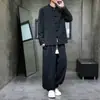 Novo Terno Masculino Outono/Inverno 2026 Estilo Chinês Chenille 350g Botão Retro Conjunto de Duas Peças Camisa + Calça