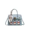 2026 Verano Nuevo Gran Capacidad Lujo Ligero Hebilla de Candado Simple Moda Elegante Retro Bolso de Mano para Viajes Diarios Bolso de Hombro Cruzado