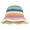 Fábrica de Chapéus de Pescador de Palha Feitos à Mão Atacado Transfronteiriço Chapéus de Palha de Verão para Mulheres Férias ao Ar Livre Chapéus de Sol Versáteis de Moda de Outono