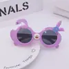 Gafas infantiles de conejo gafas de sol de dibujos animados para niños y niñas gafas de pasarela programa Conejo Bebé gafas de sol lindas