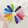 Pinzas para el cabello de 5 cm de colores caramelo para niños, Pasadores lindos y coloridos de gota de agua, Pinzas BB con goteo de aceite, Pinzas laterales para flequillo, Accesorios para el cabello para niñas