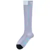 Calcetines de Compresión Profesionales para Pantorrillas de Deporte para Mujer, Costura Sin Costuras, Transpirables, Adelgazantes, Calcetines Largos para Correr, Ciclismo, Fitness, Tenis