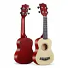 Ukulele de 21 polegadas 23 polegadas 26 polegadas Material Especial Guitarra Pequena de Quatro Cordas Ukulele Colorido Fábrica Atacado