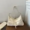 Bolsa Transversal de Ombro para o Dia a Dia Feminina Europeia e Americana Casual Transfronteiriça 2026 Textura PU Grande Capacidade Fashion Simples Bolsa de Braço