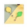 Hebilla retráctil redonda de fácil extracción para tarjeta de identificación, juego de tarjetas de identificación, cordón con hebilla, tarjeta de trabajo de fácil extracción, hebilla retráctil multicolor