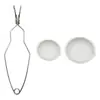 Crisol de Oro Fundido Crisol de Platino Crisol de Cuarzo Crisol Crisol de Oro Plata Cobre Recipiente para Fundir Crisol de Oro Herramientas para Joyería de Oro