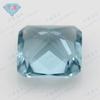 Huagang pedra preciosa quadrada Chanfragem 106# cristal pontiagudo azul vidro gema artificial anel fundo pontiagudo joia pedra principal
