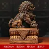 O leão ornamenta a resina do leão de Beijing crafts um par de presente home chinês da abertura da loja da decoração da sala de visitas