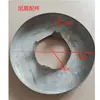 Accesorios de instalación para puertas de persiana enrollable: manguito del eje, soporte de plástico de conexión y fijación del panel de la puerta operado manualmente, anillo de tubo ampliado de 3 pulgadas
