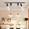 Estilo Francés de Mediados de Siglo Lámpara Colgante de Riel Desmontable para Techo Lámpara de Hotel Restaurante Bar Isla Tienda de Ropa Lámpara Colgante Comercial