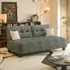 Sofá cama plegable, un diseño versátil dos en uno, nuevo modelo 2026, adecuado para salas de estar pequeñas, apartamentos y propiedades de alquiler, sofá de tela tapizado