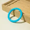 Pulseras Creativas de Moda Transfronterizas Europeas y Americanas Pulseras Elásticas de Bambú Coloridas Dopamina para Mujeres