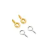 Al por mayor En stock Alfileres de Ojo de Oveja, Clavos de Ojo de Oveja de Acero Inoxidable, Tornillos en Forma de 9, Accesorios para Joyería DIY, Clavos de Cuerno de Oveja, Pines para Joyería