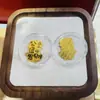 Pegatina de Teléfono de Oro Puro 999 para la Riqueza, Atrae la Fortuna de Todas las Direcciones, Acumulación Diaria de Riqueza, Regalo de 2 mg, Entrega Directa de Fábrica